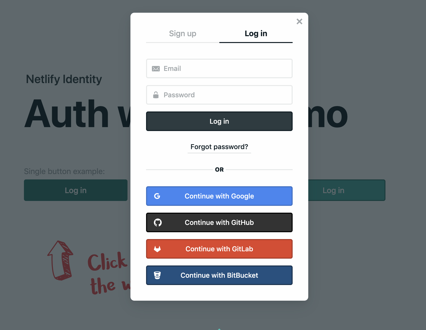 Combine sign in and sign up dialog · Issue #168 · rmuif/web · GitHub