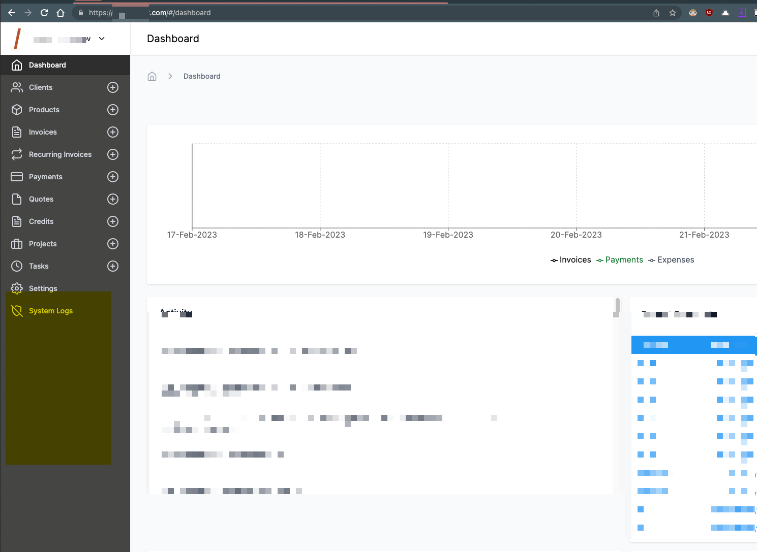 some Modules disappear · Issue #485 · invoiceninja/ui · GitHub
