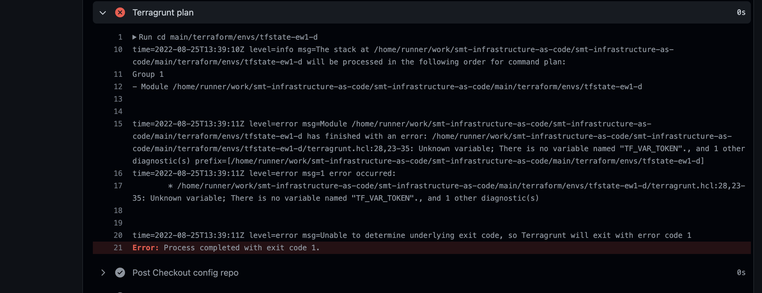 Cannot recognize env variable · Issue #2255 · gruntwork-io/terragrunt ...
