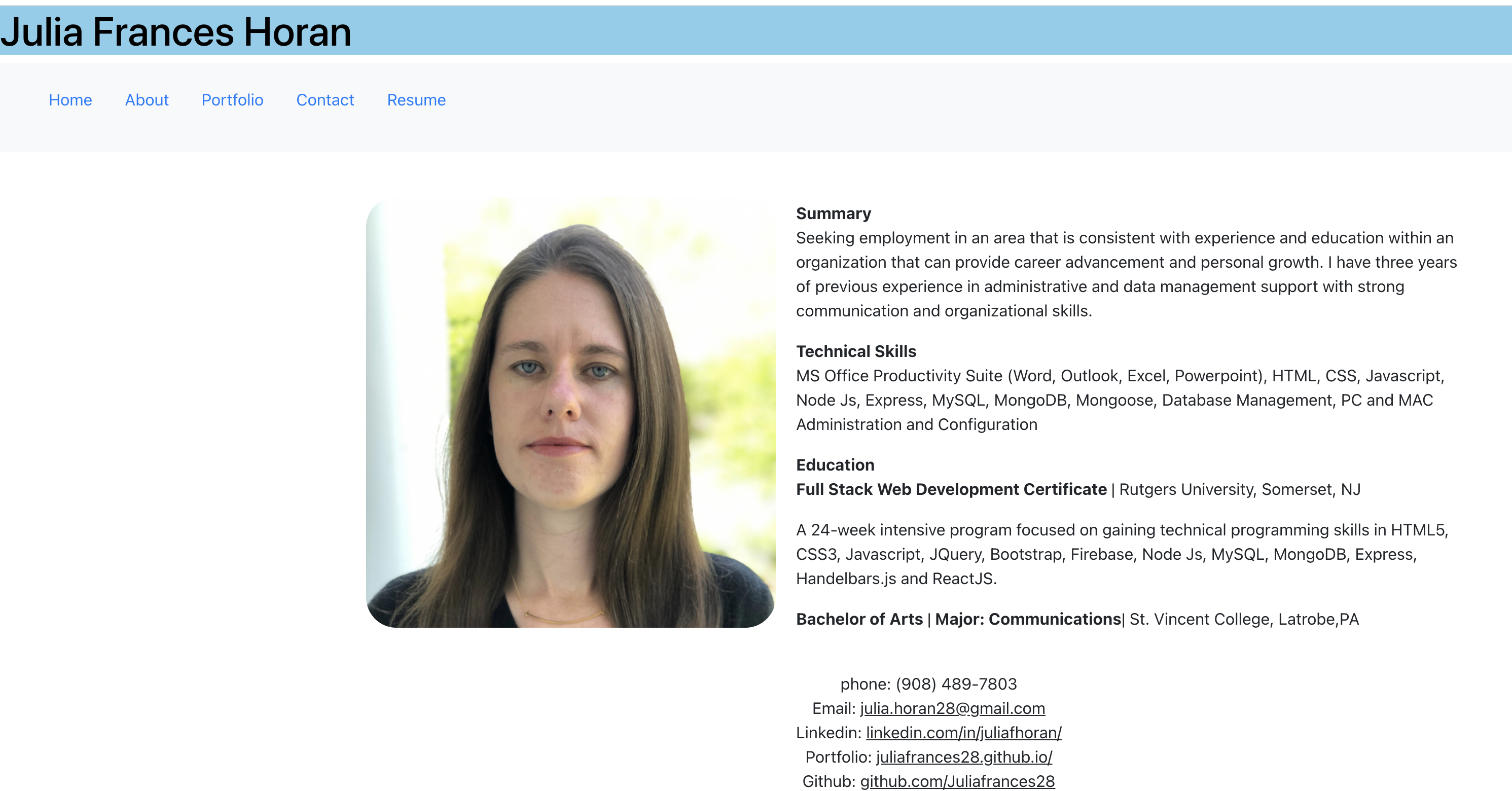 GitHub - Juliafrances28/React: To create a website using the latest ...