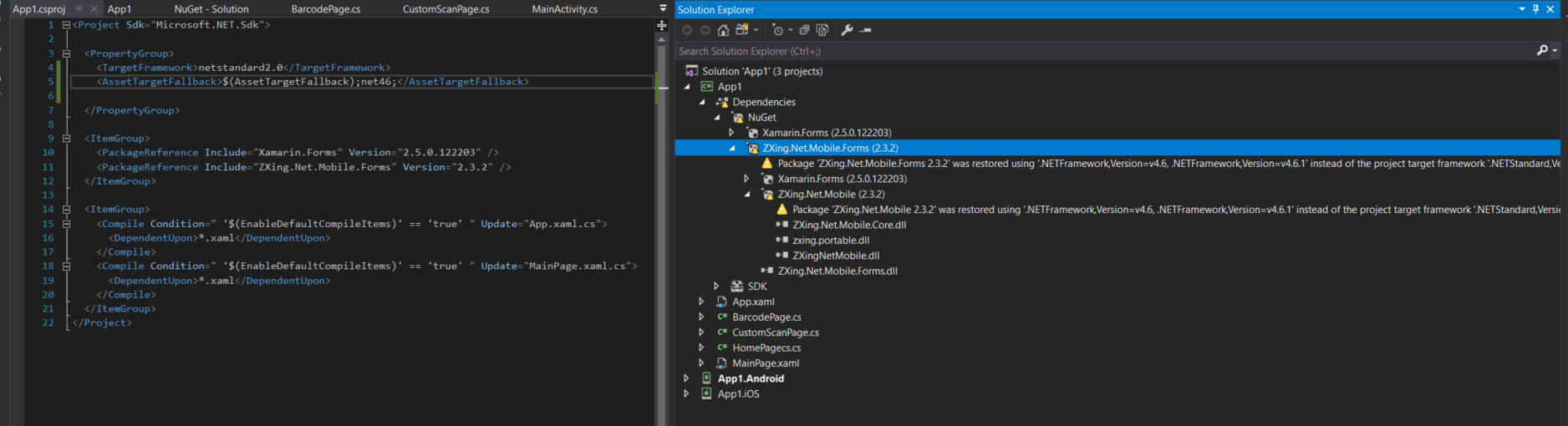 .NET Standard support · Issue #578 · Redth/ZXing.Net.Mobile · GitHub