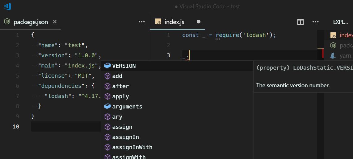 Intellisense not working for required libraries · Issue #72704 ...