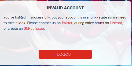 [Account] Invalid Account · Issue #485 · RiotGames/developer-relations ...