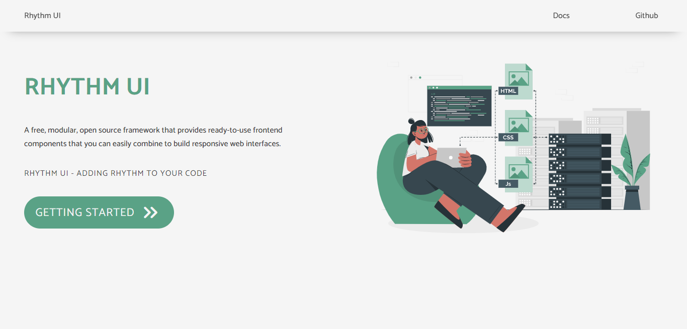 Rithmic Ui GitHub - muskaanshah/Rhythm-UI · GitHub