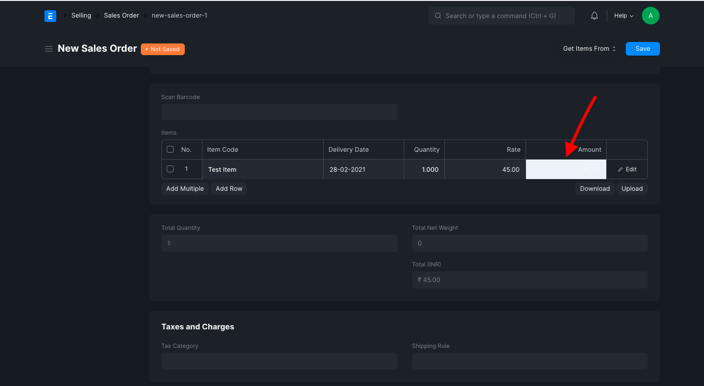 New UI Dark Mode theme Child table calculation visibility issue · Issue ...