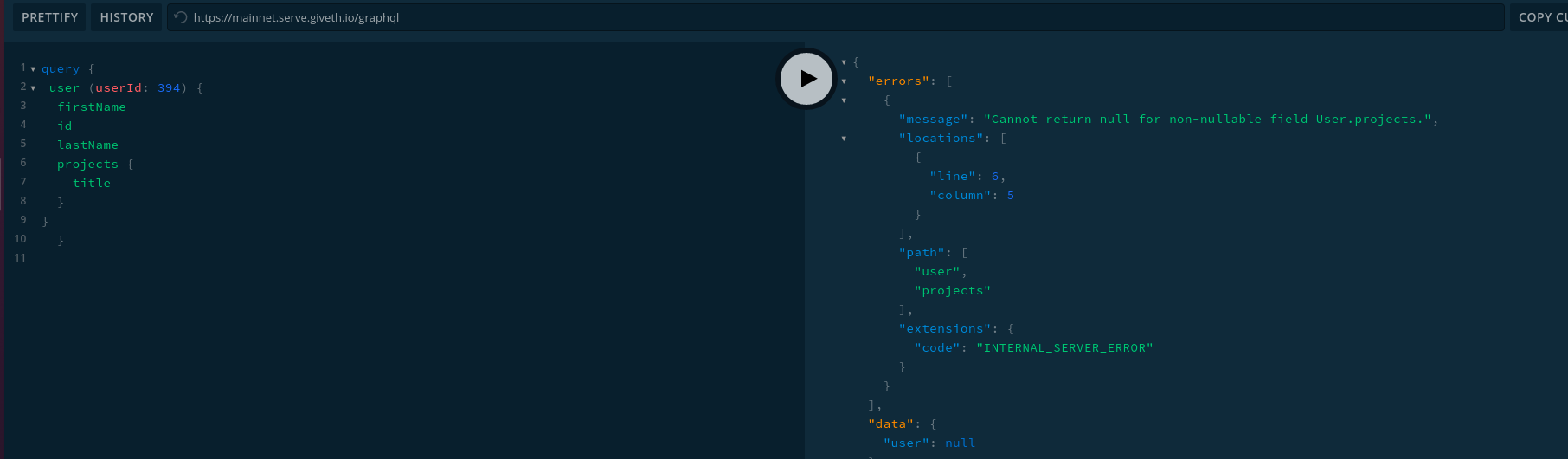 Can't query Users projects - INTERNAL ERROR · Issue #66 · Giveth/impact ...