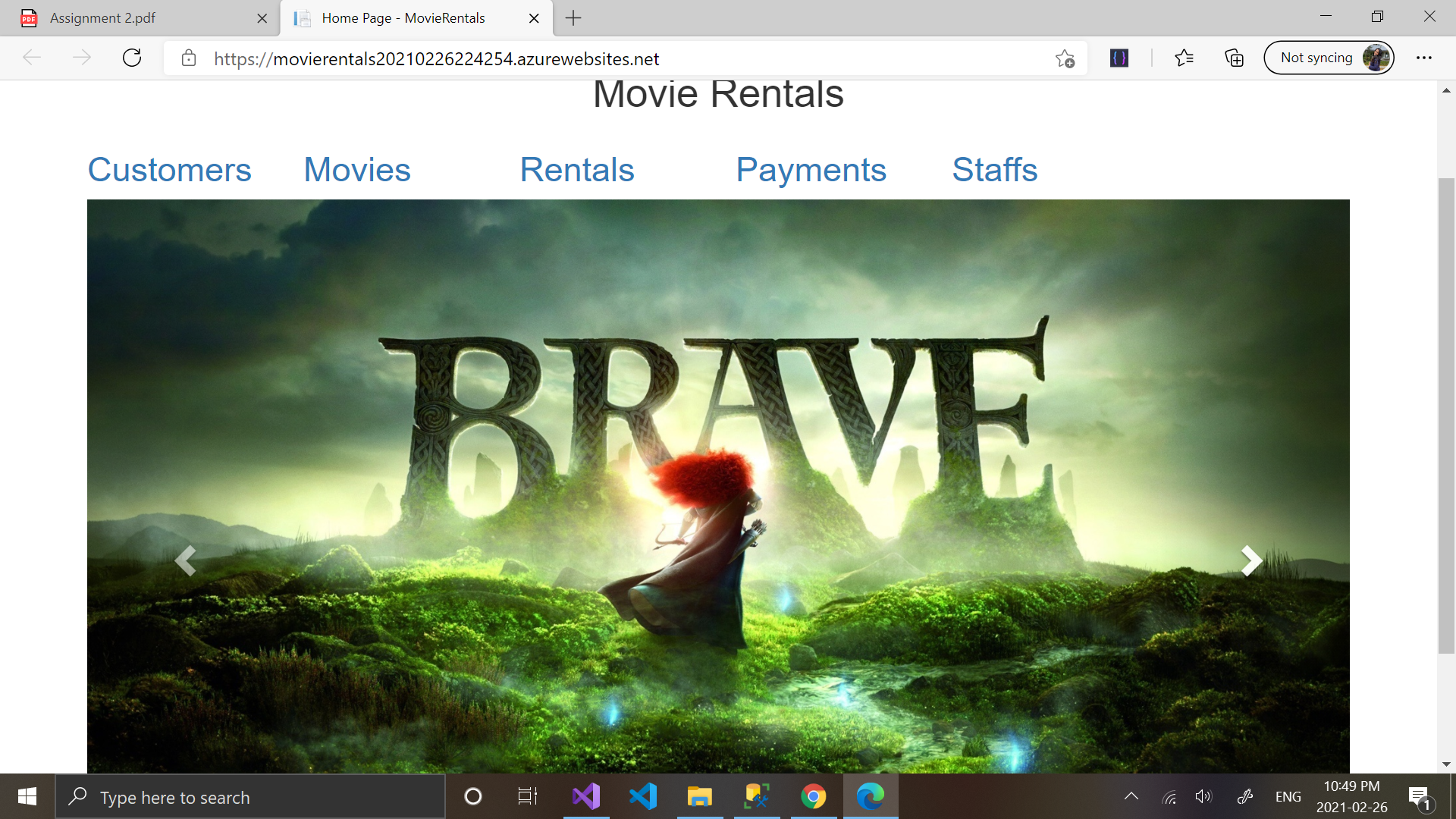 GitHub - Priya-2411/MovieRentals: MVC Core web Application of Movie Rentals