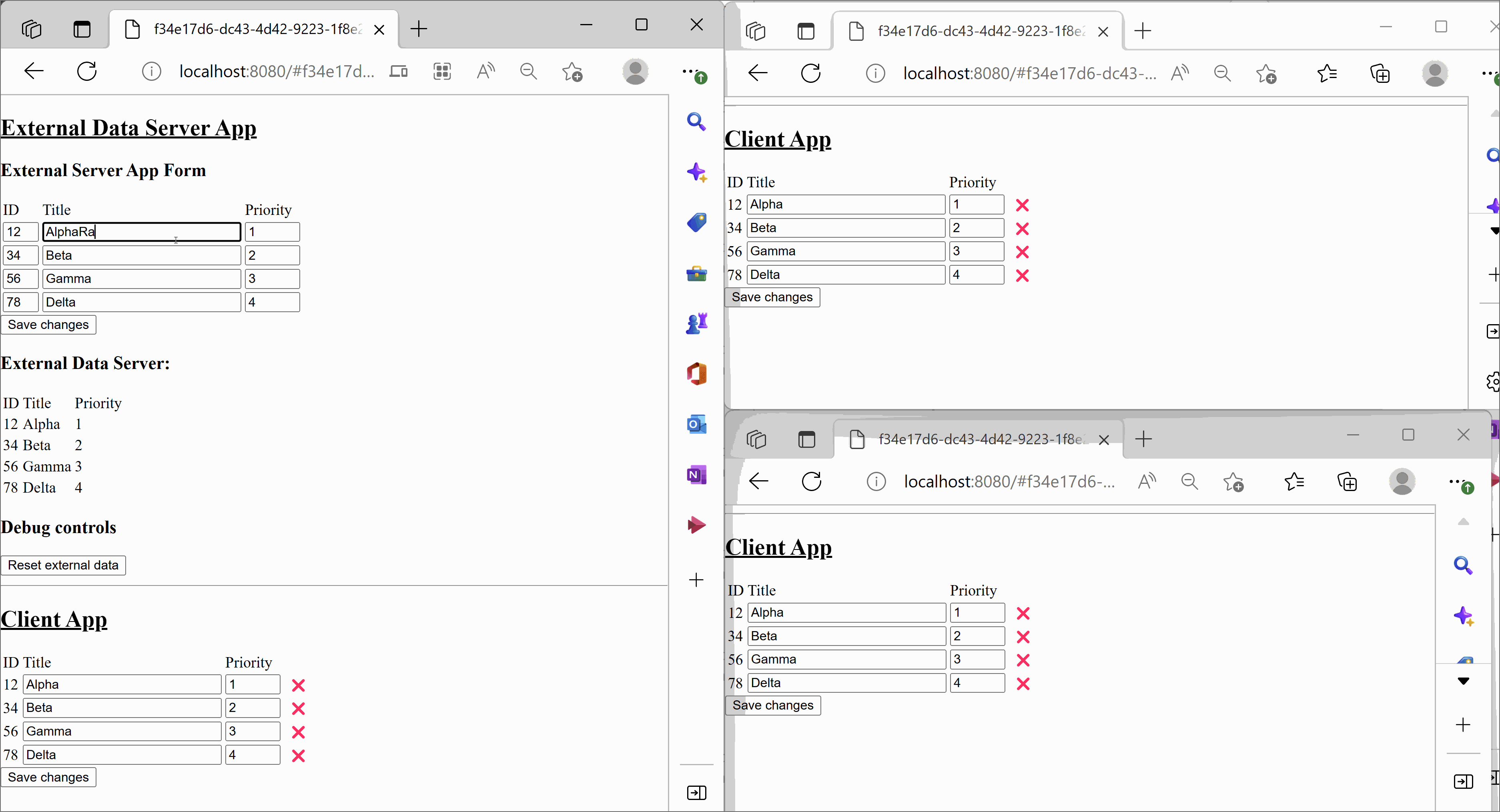 feat: Show diff UI when external server data changes by ghoshkaj · Pull ...