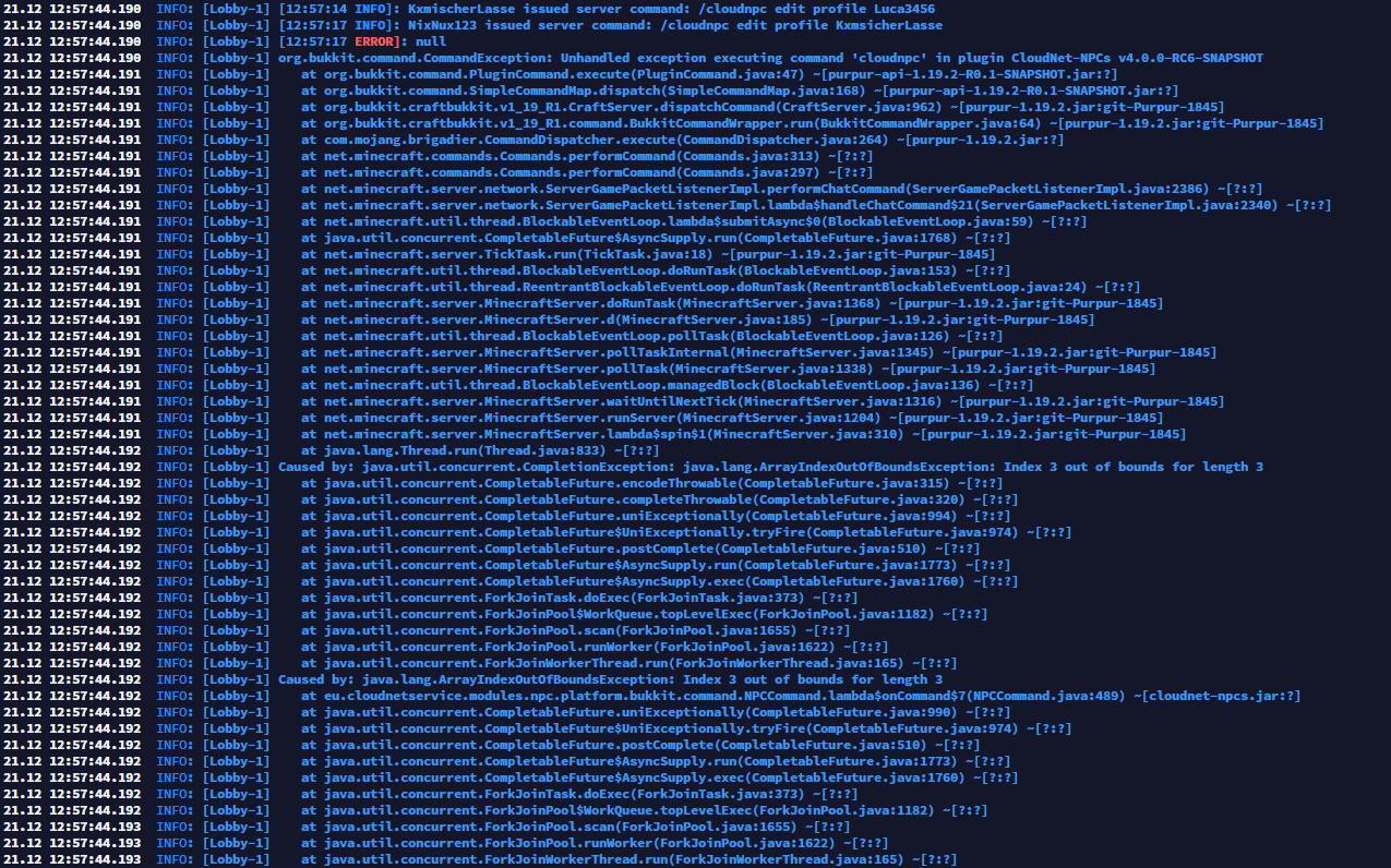 Error when 2 players edit the skin at the same time · Issue #1013 ...
