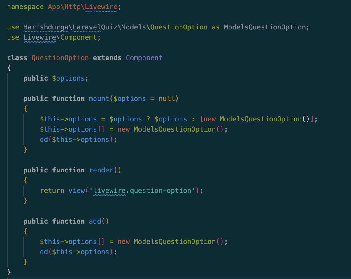 New Model in Livewire Component · livewire livewire · Discussion #5178 ...