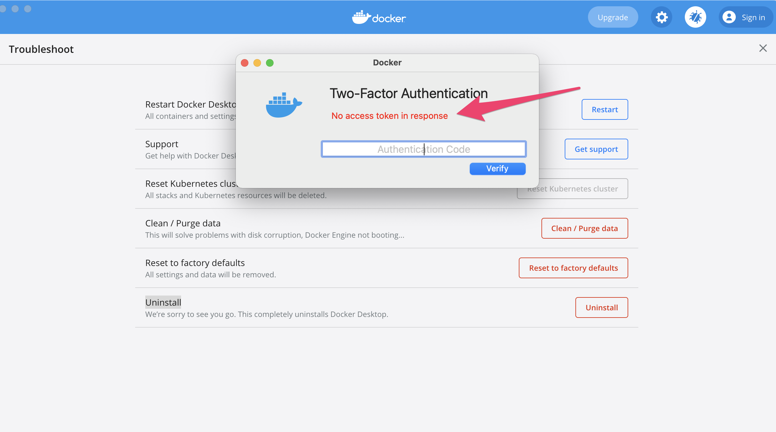 Docker Desktop Mac Big Sur cannot sign in with 2FA · Issue #5692 ...