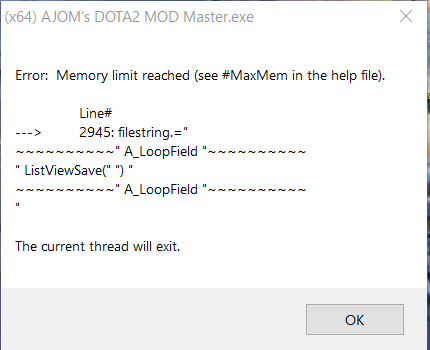 Memory Limit Reached Memory limit reached · Issue #27 · Aldrin-John-Olaer-Manalansan/DOTA-2 ...
