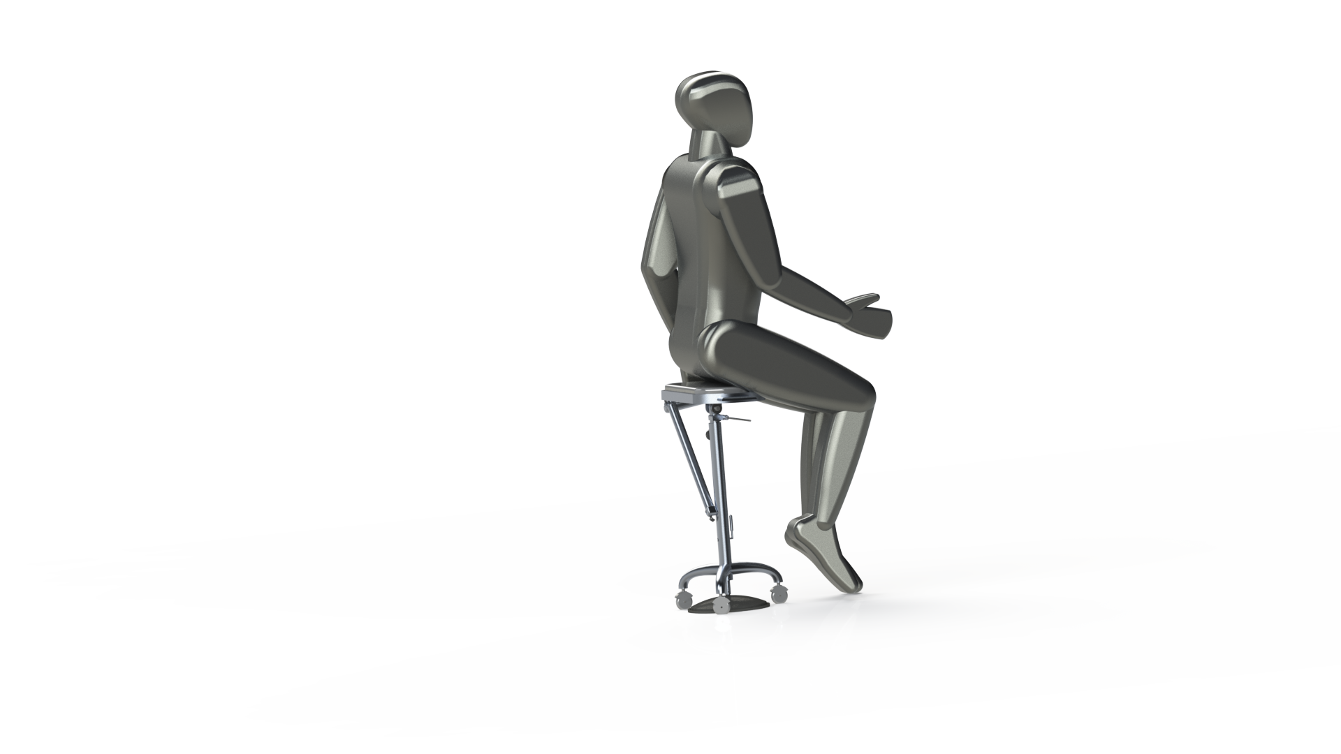 chair render 1 sitting