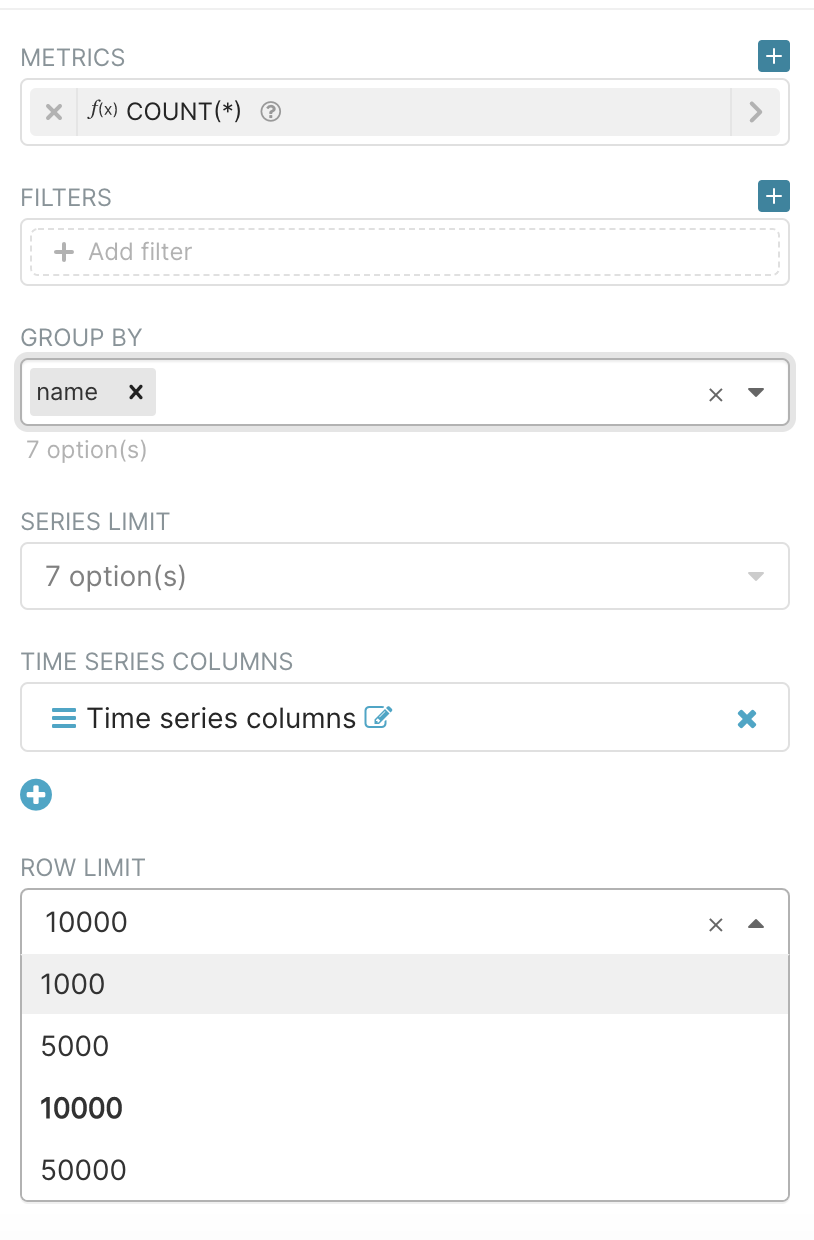 Allow To Change Number Of Rows In Time Series Table Issue 11917