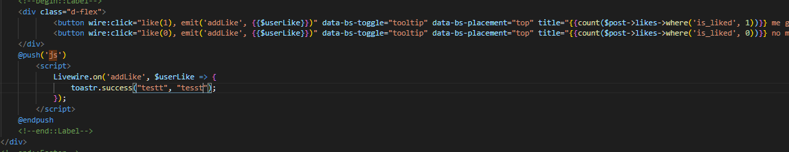 (emit() problem) emit is not defined · livewire livewire · Discussion ...