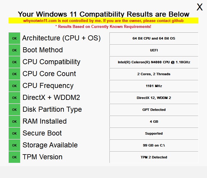 all good issue 68 rcmaehl whynotwin11 github