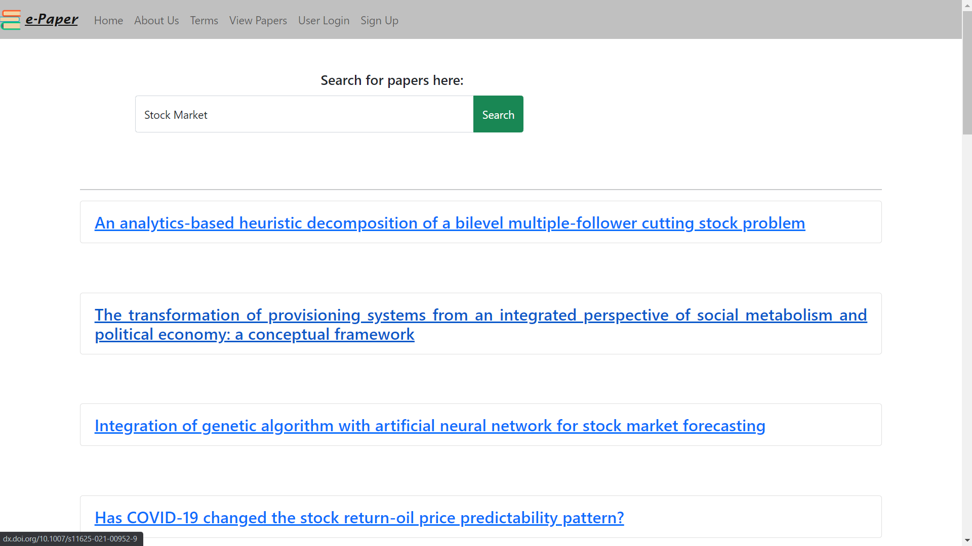 GitHub - Athreyadg/epaper: .Net web application to search for research ...