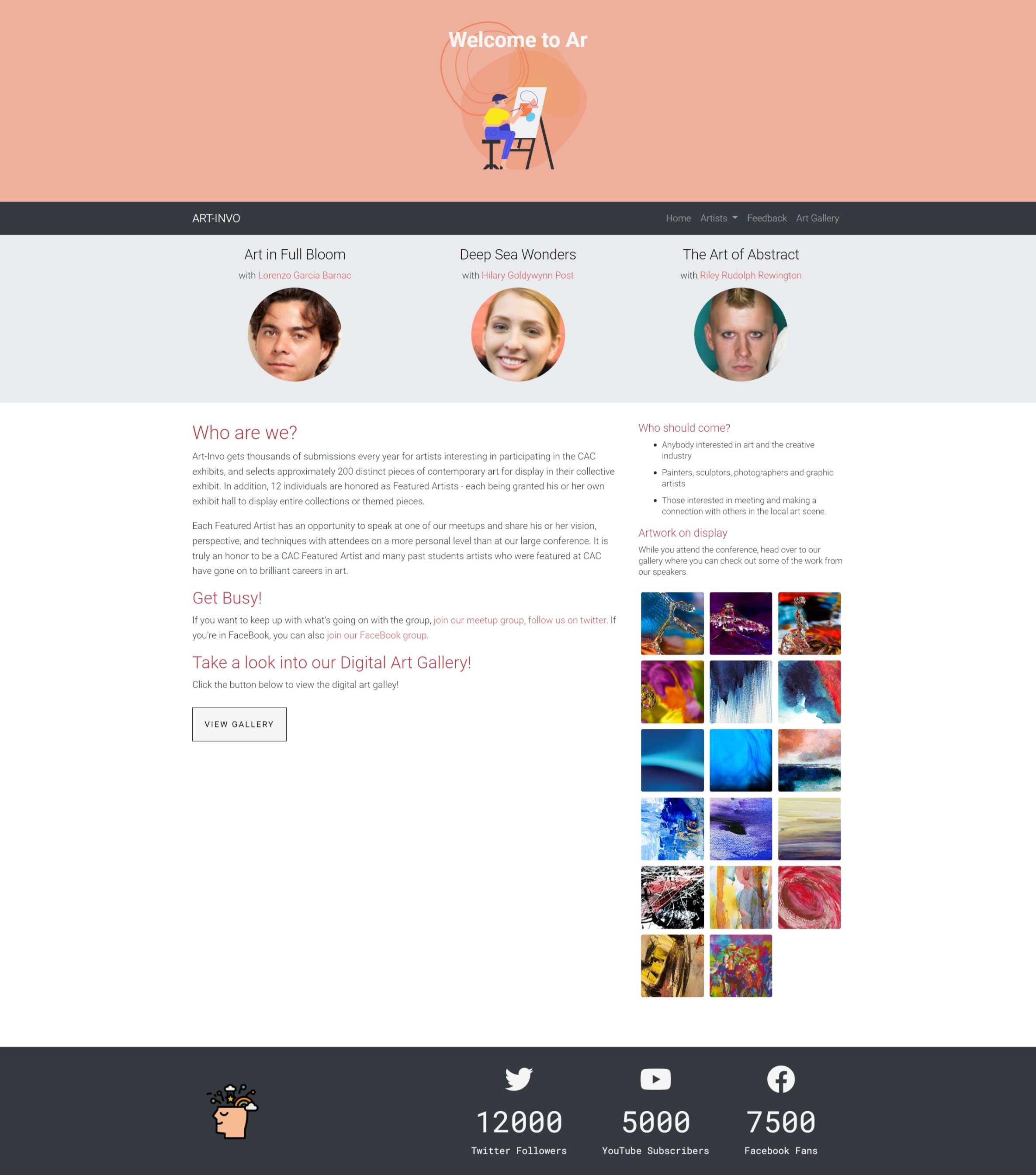 GitHub - kessler88/Project-ArtInvo: A simple platform to allow artist ...