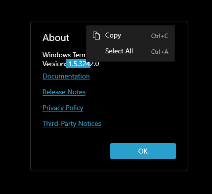 Right click context menu in a UWP app