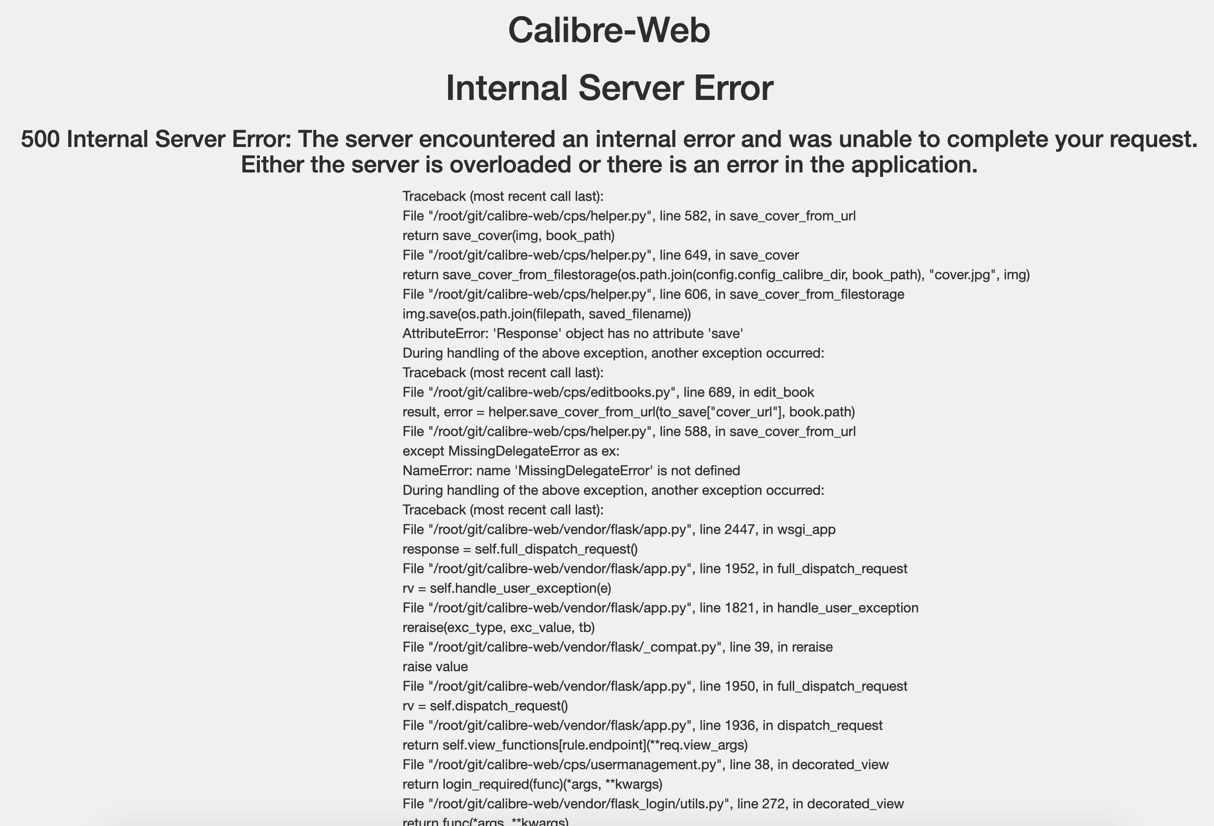 Save cover pic error · Issue #1829 · janeczku/calibre-web · GitHub