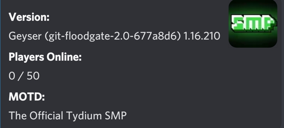 Feature Request: Server status command. · Issue #102 · GeyserMC ...