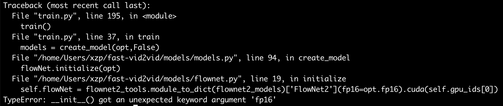 Training Problems · Issue #2 · fast-vid2vid/fast-vid2vid · GitHub