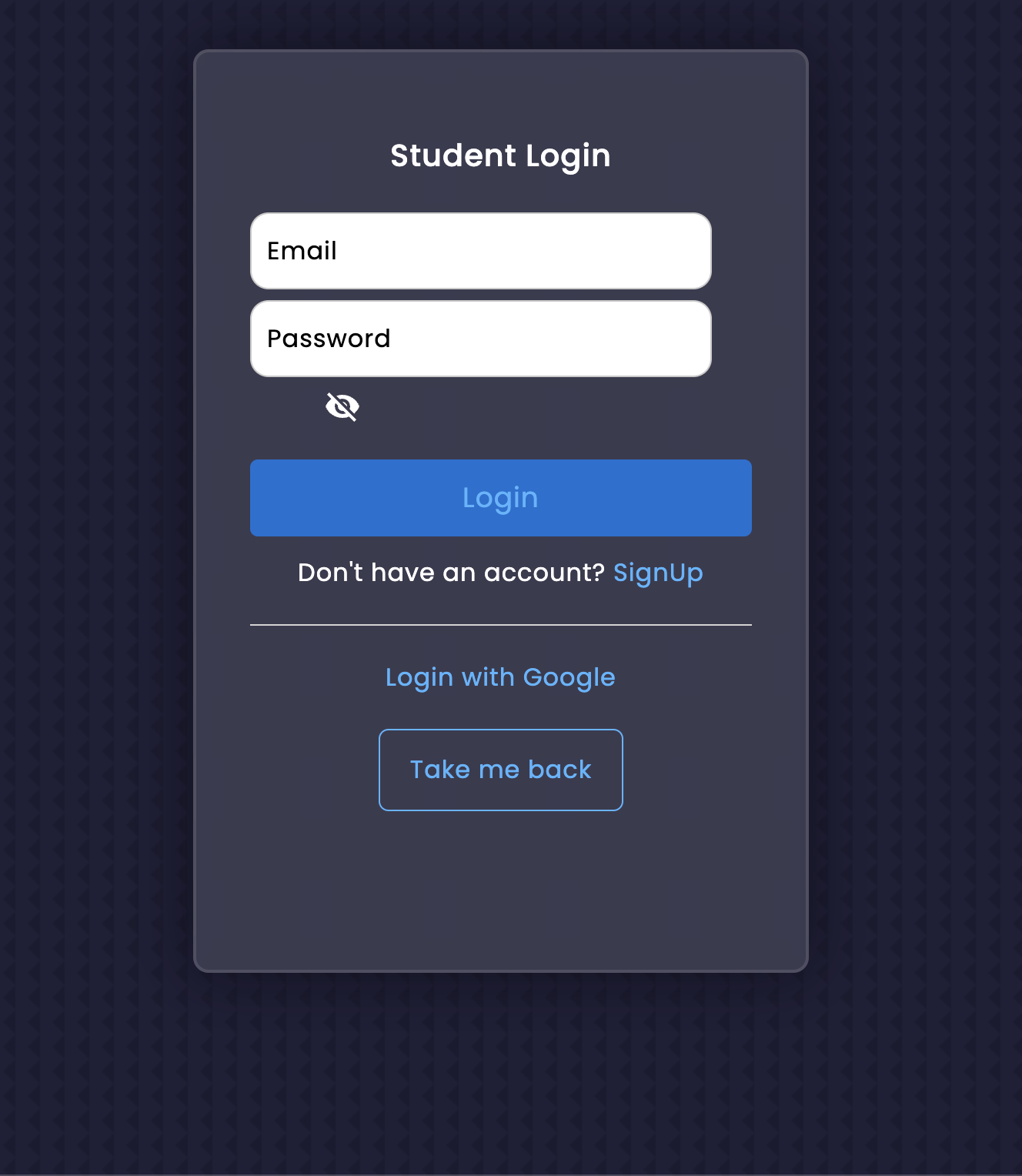 studentLogin