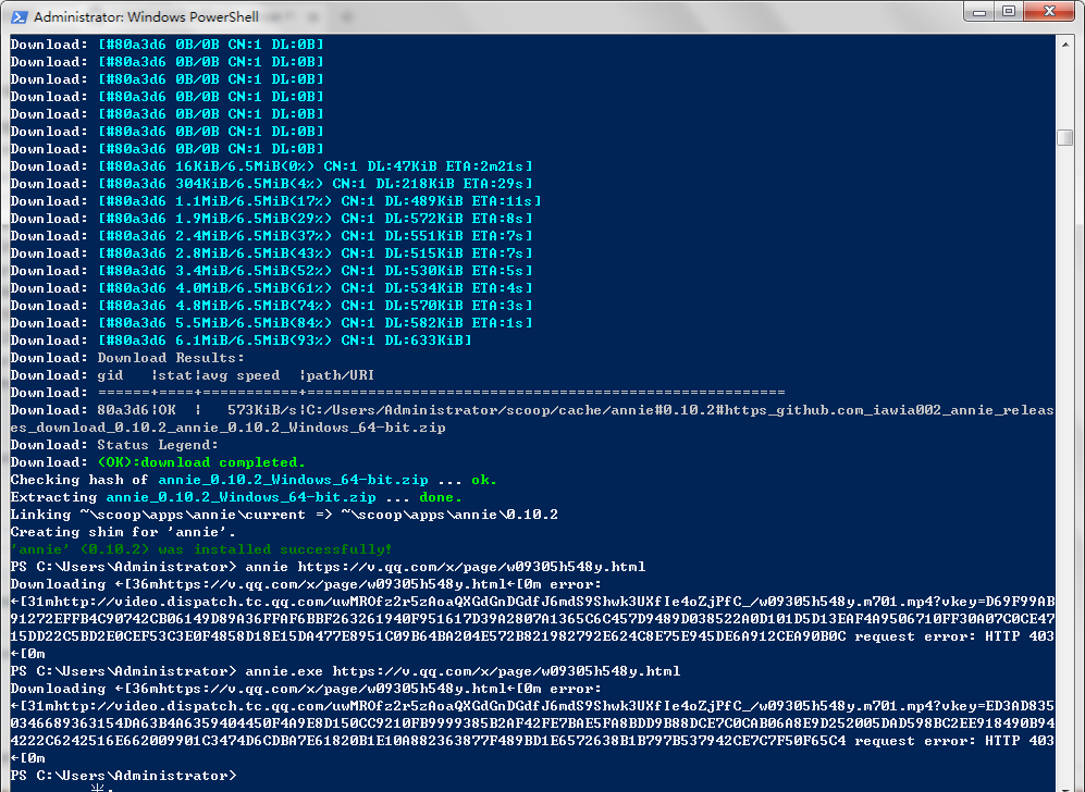 下载腾讯视频出现403 · Issue #745 · iawia002/lux · GitHub