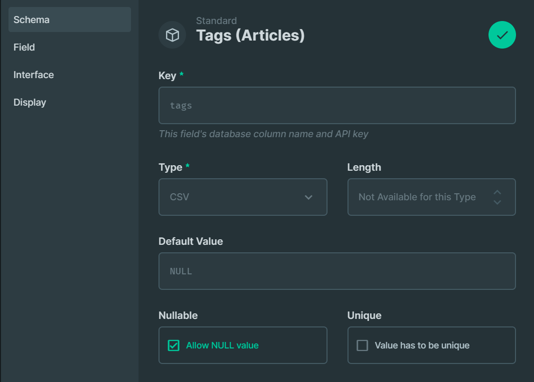 Don't use tags interface for equals in CSV fields · Issue #6778 ...