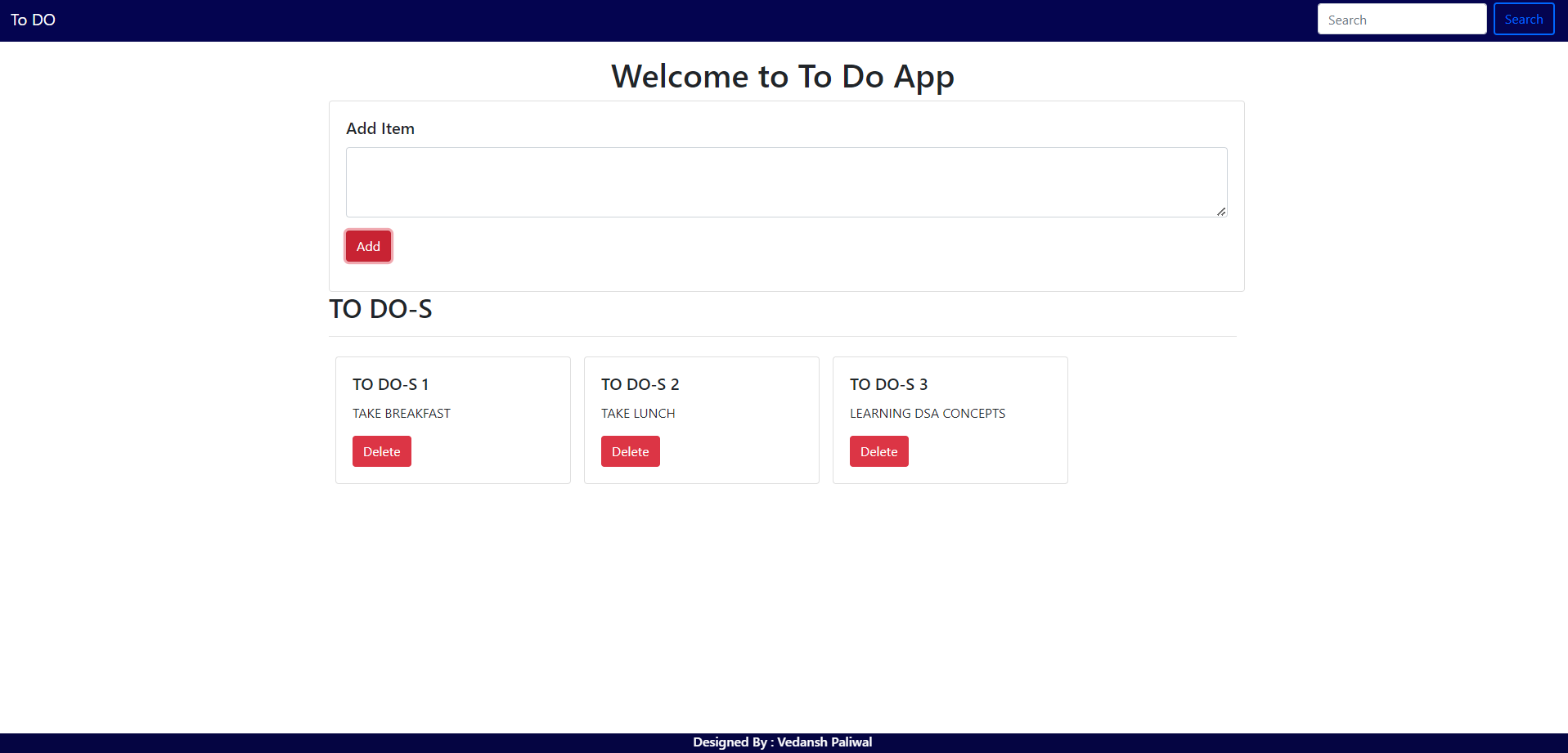 GitHub - vedanshpaliwal/TO-DO-LIST: a web app where user can make list ...