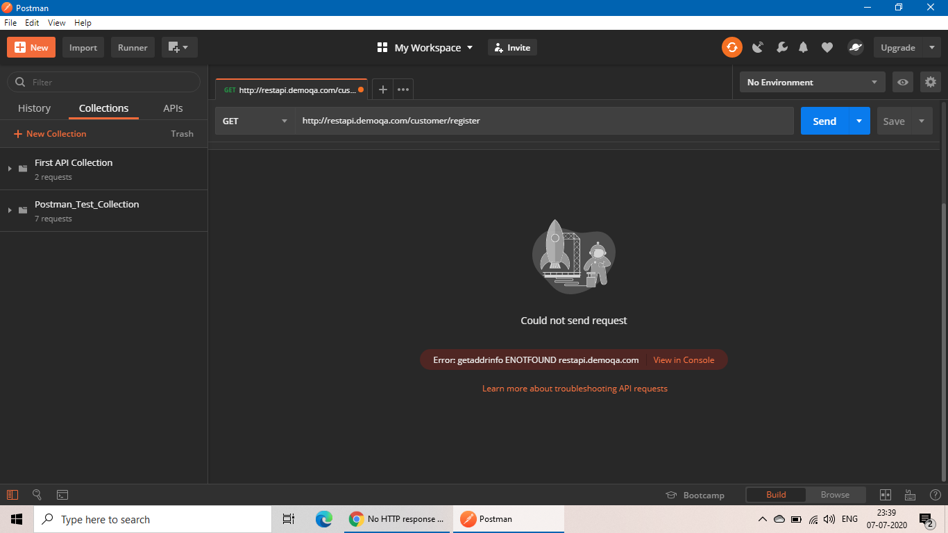No HTTP response status code displayed on custom error code · Issue ...