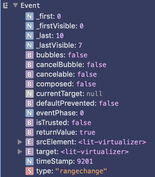 lit-virtualizer rangechange safari