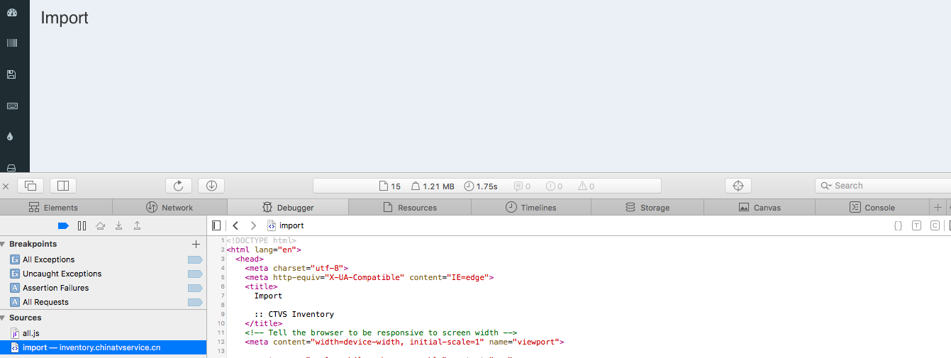 Import page plank / Personal API Keys page blank · Issue #8181 · snipe ...