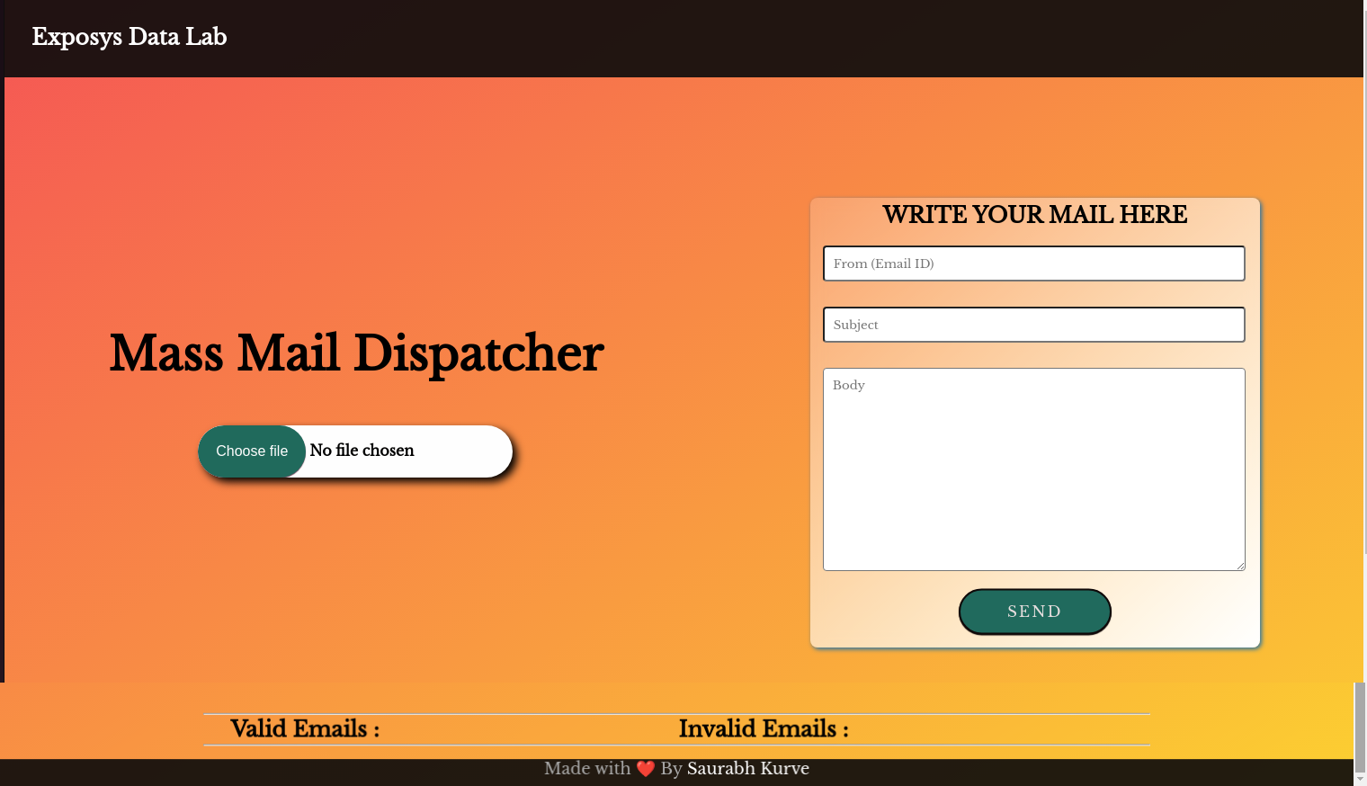GitHub saurabhkurve/MassMailDispatcher Mass Mail Dispatcher