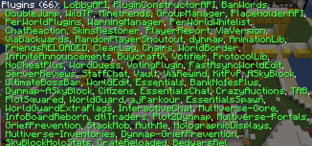 Server crashed randomly while using this plugin + a lot of internal ...