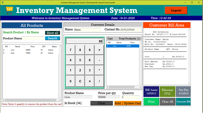 GitHub - Thunderclap-ui/Inventory-Management-System: This project is ...