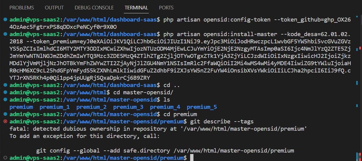 Config global directory master-opensid untuk akses versi premium ...