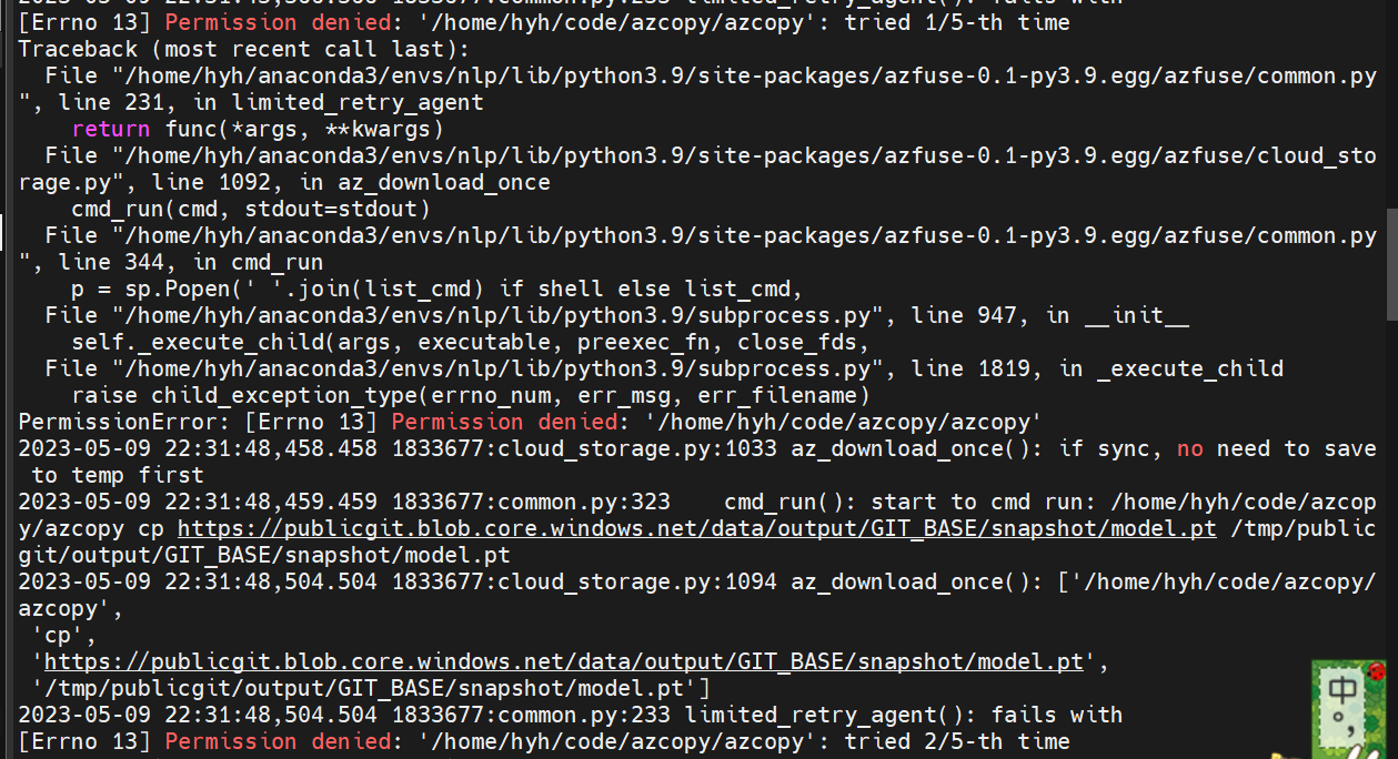 error about azcopy · Issue #52 · microsoft/GenerativeImage2Text · GitHub