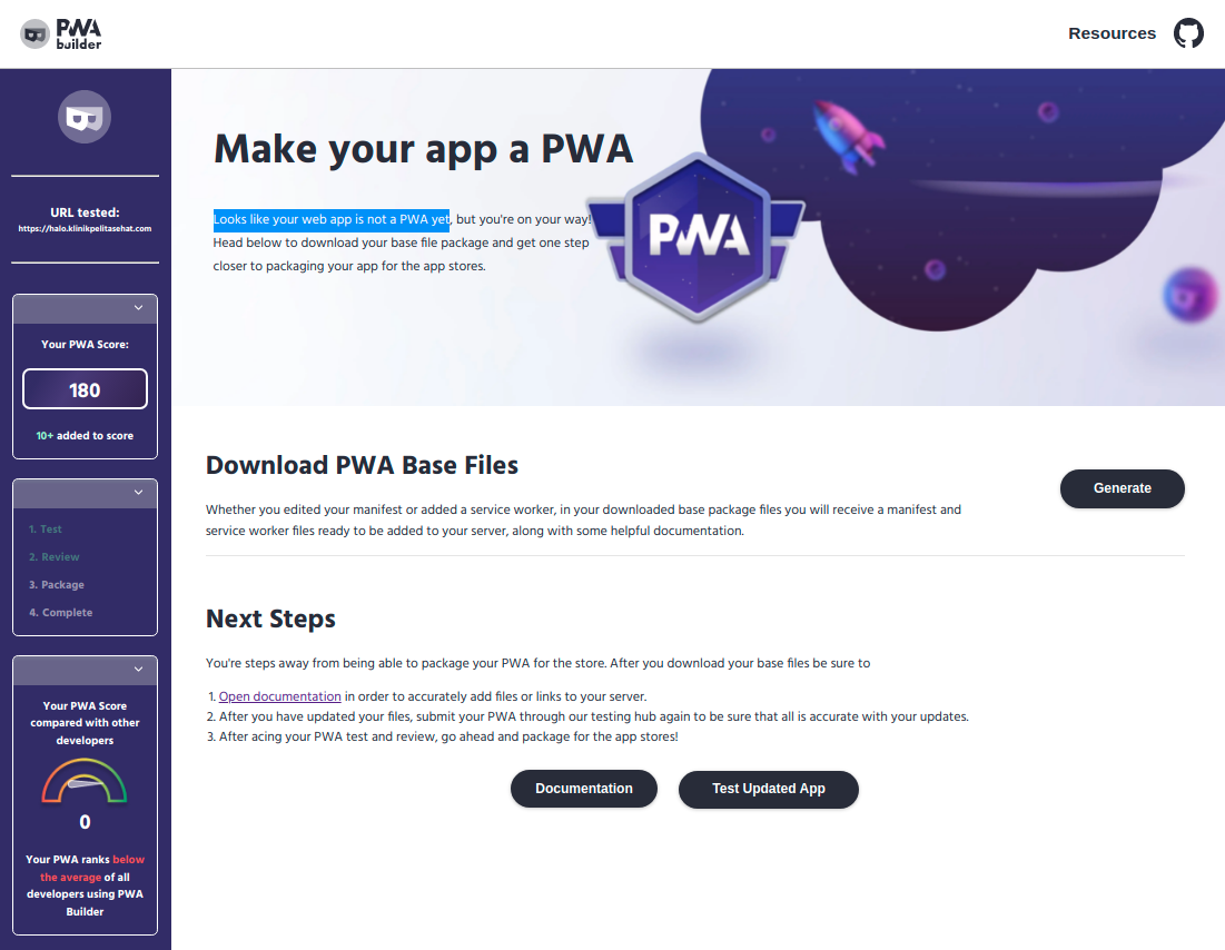Issue: getaveragescores API endpoint returns 503 · Issue #2337 · pwa ...