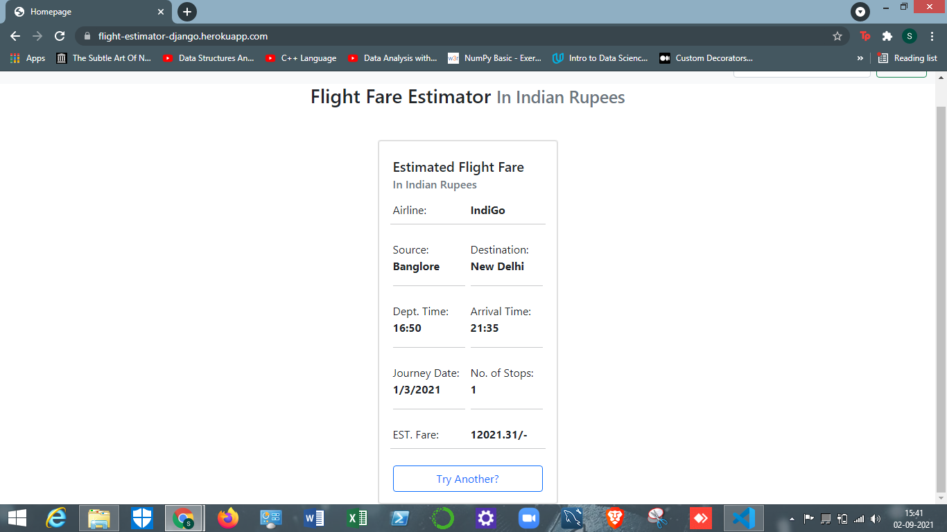 GitHub - vatsal70/flight_estimator_app_django