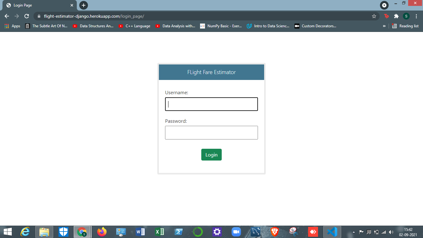 GitHub - vatsal70/flight_estimator_app_django