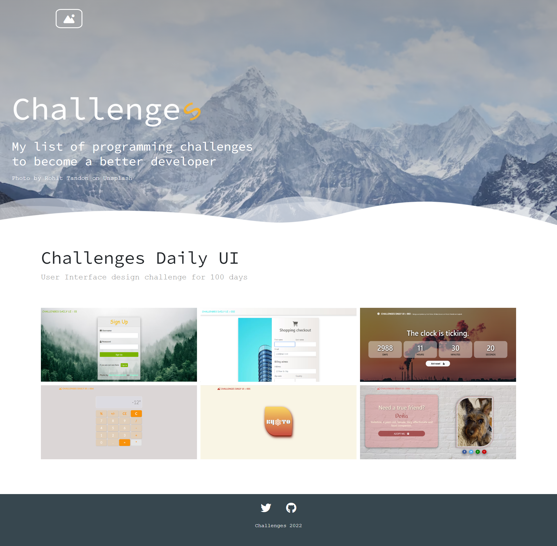 GitHub - Y0lup3/ChallengesWeb: Static Web about my programming ...