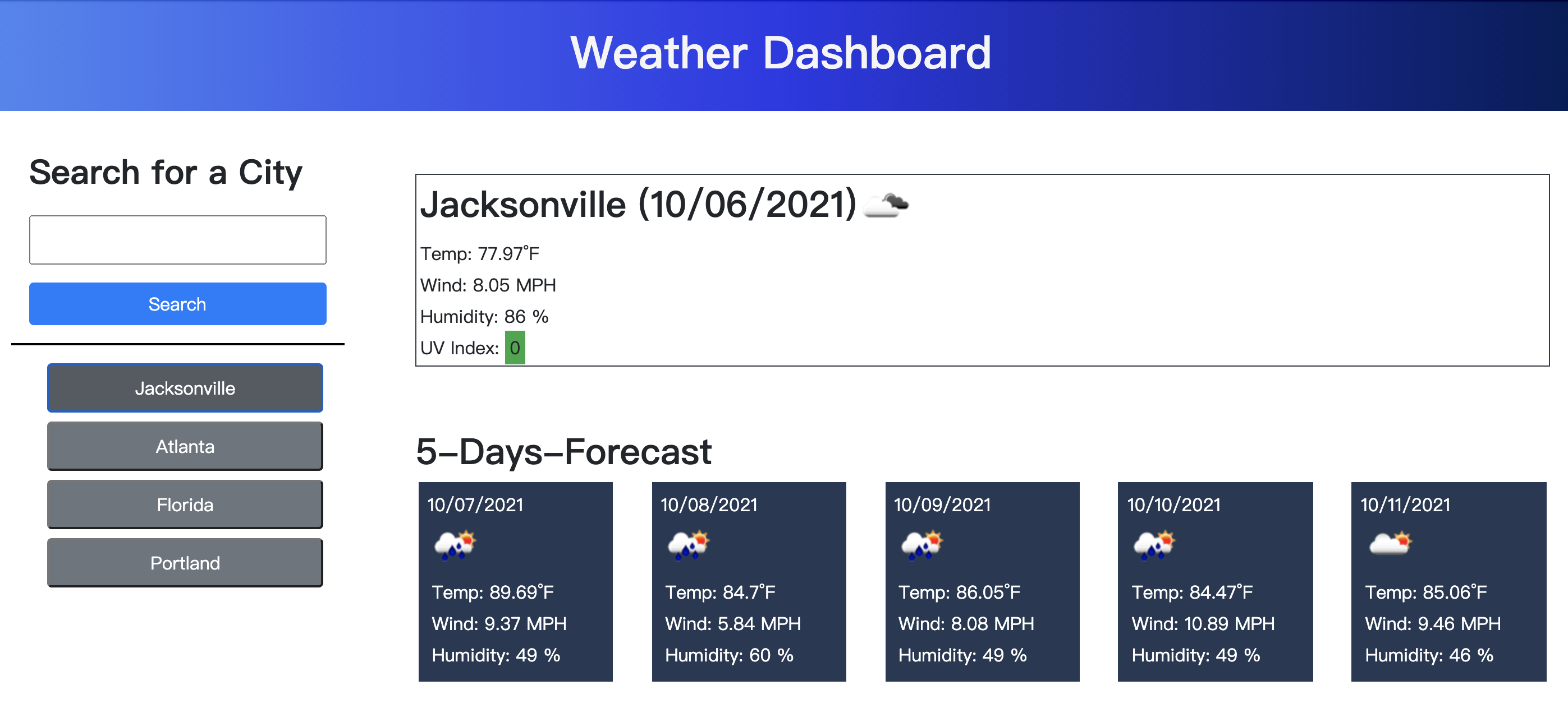 GitHub - lijing-code/06-Server-Side-APIs-Weather-Dashboard · GitHub