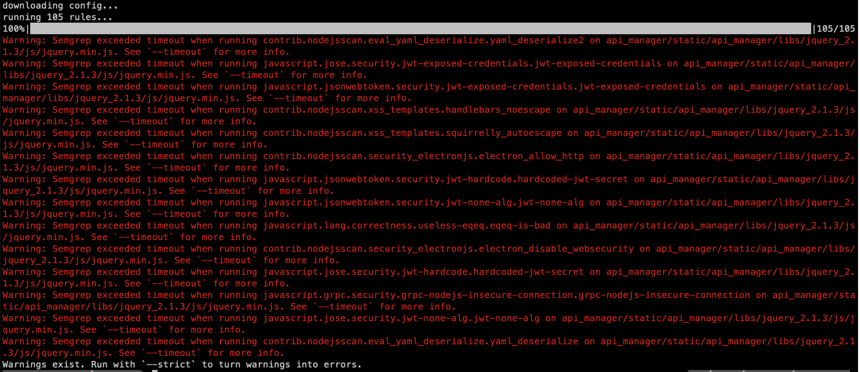 Timeout still happens even if default is 0 · Issue #1471 · semgrep ...
