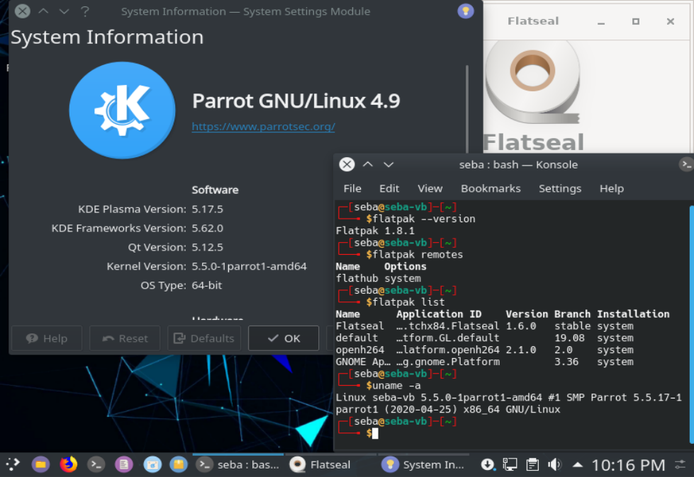 Add Parrot to Quick Setup · Issue 399 · flatpak/flatpak.github.io · GitHub