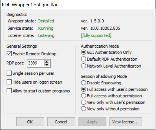 microsoft remote desktop connection installed