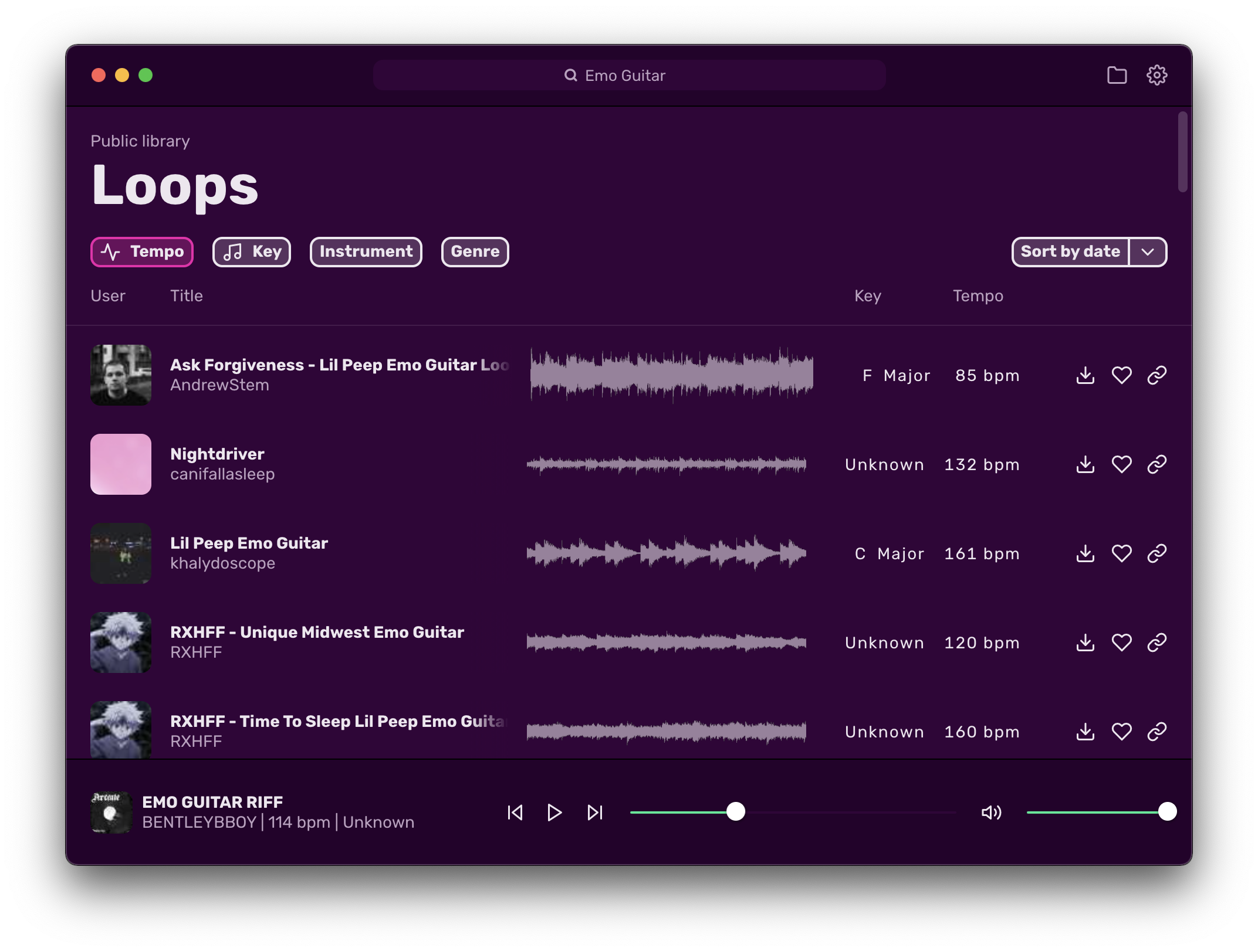 GitHub ryntab/loopbase A desktop client for Looperman, powered by