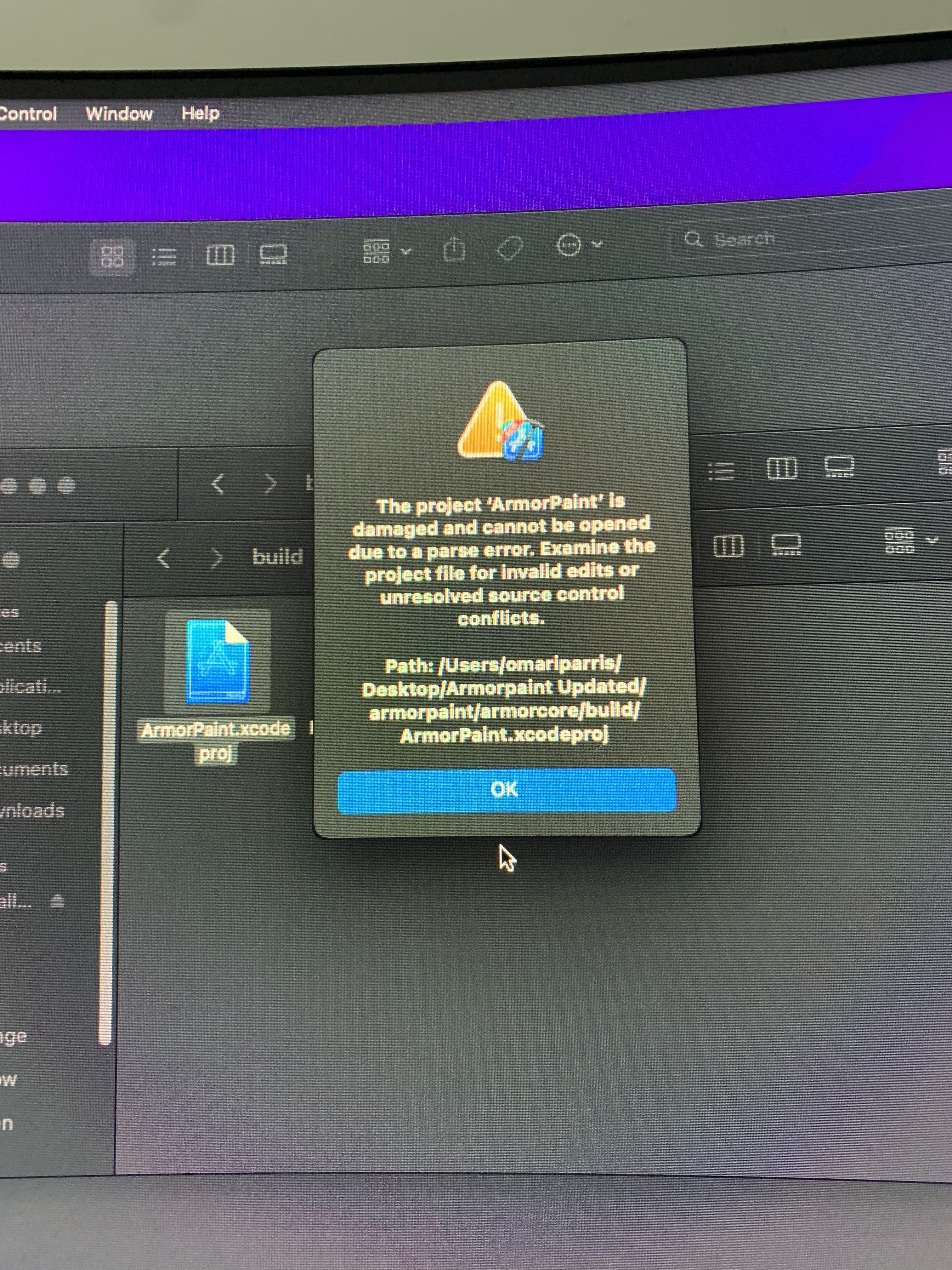 [iOS Xcode Build] xcodeproj corrupted? · Issue #1337 · armory3d ...