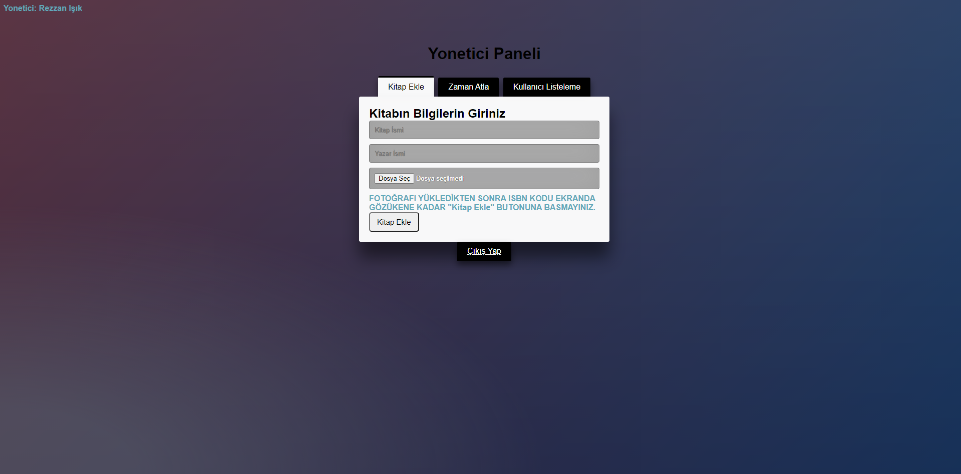 GitHub - Rezzansk/Tesseract-Ocr: Library management system with image ...