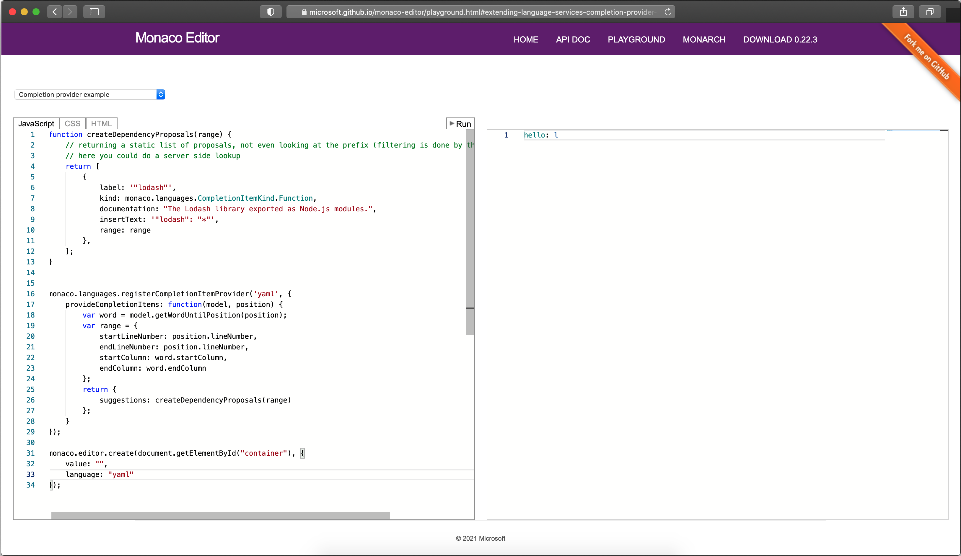 registerCompletionItemProvider does not work for YAML · Issue #2333 ...